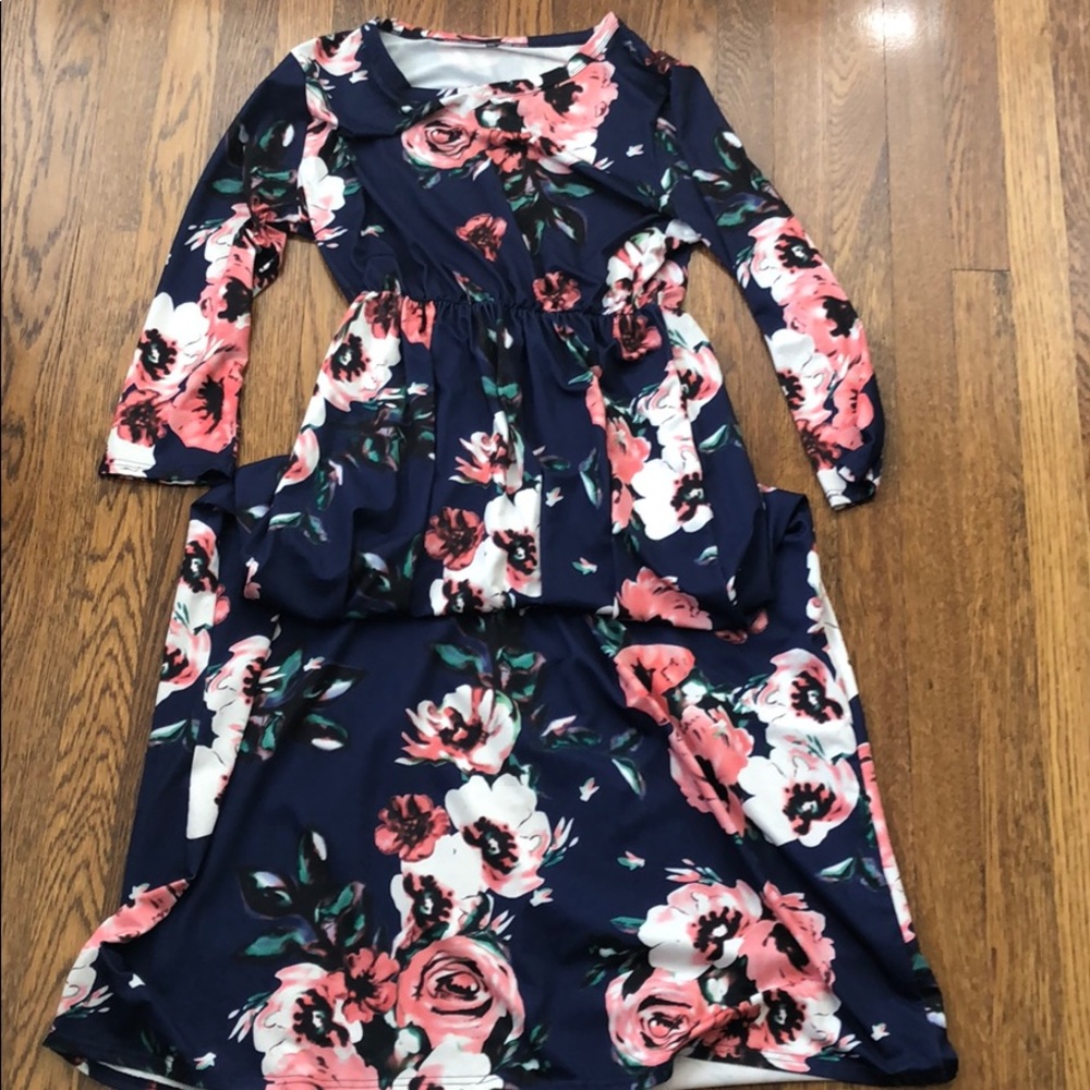 3XL floral maxi dress